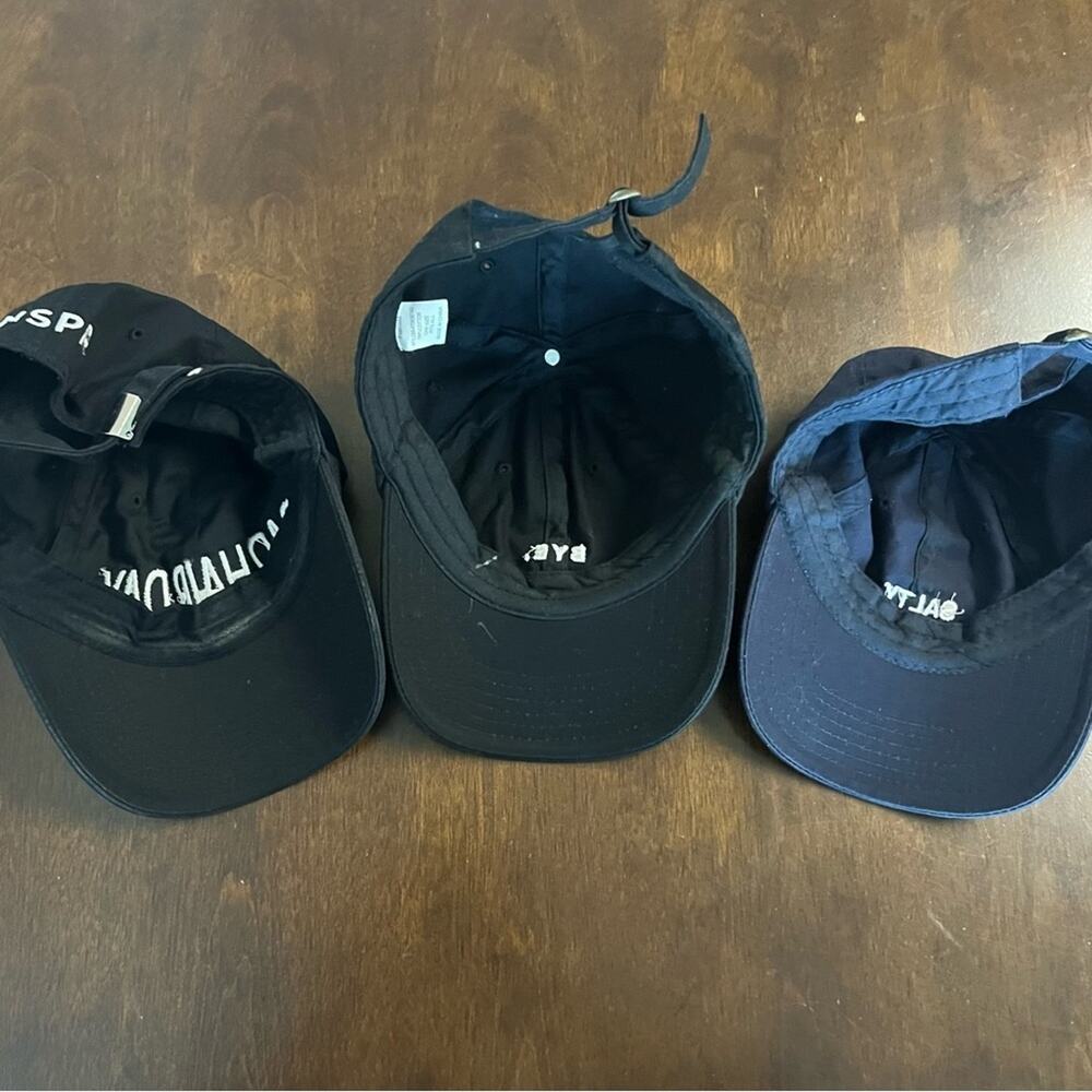 Graphic Hats Ball Caps Lot of Three Salty, Bad Hair Day, Bye Trendy - Picture 8 of 11